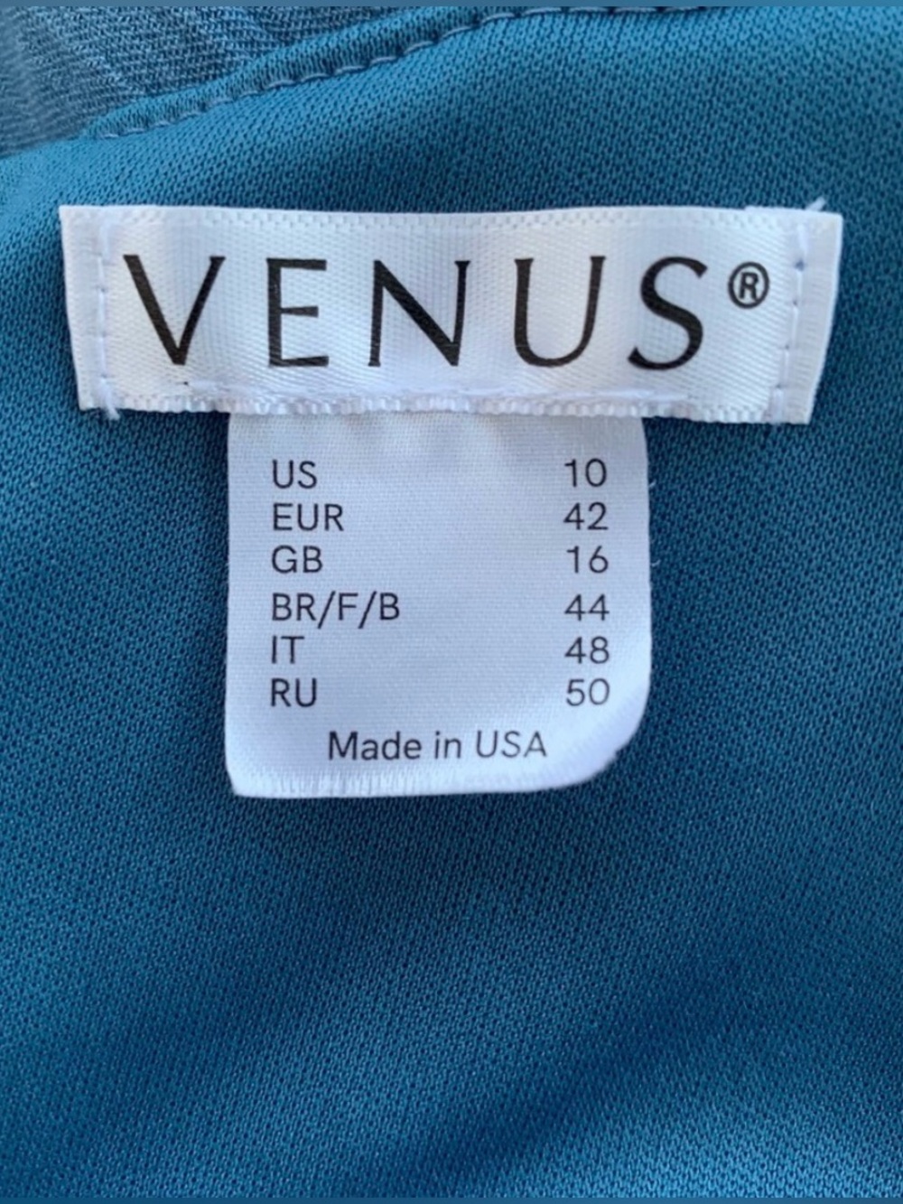 Venus Backless Blue & Pink Hibiscus Tropical Floral Crepe Halter Swing Dress 10 - Picture 8 of 11